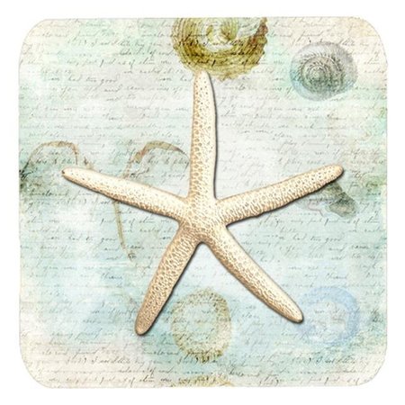 CAROLINES TREASURES Carolines Treasures SB3036FC Starfish Foam Coasters - Set Of 4; 3.5 x 3.5 In. SB3036FC